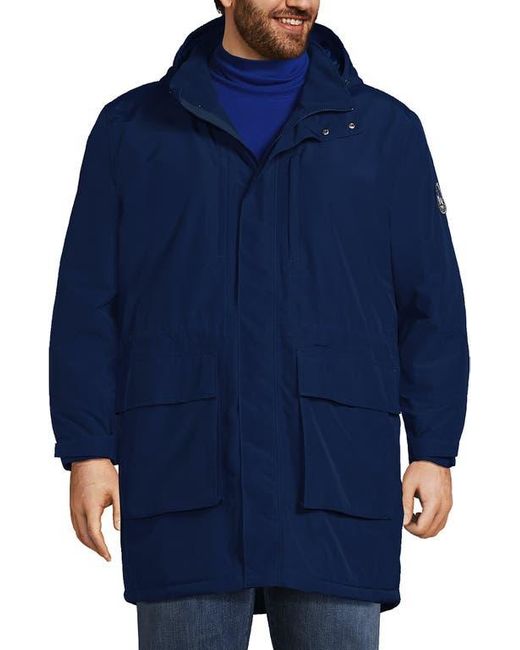 Lands' End Blue Waterproof Squall Parka for men