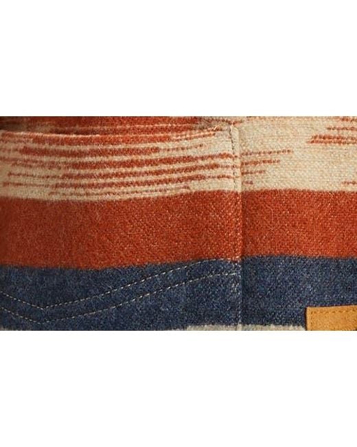 Pendleton Multicolor Wyeth Falls Reversible Wool Coat