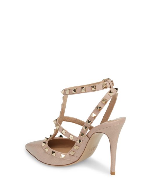 valentino suede rockstud pumps