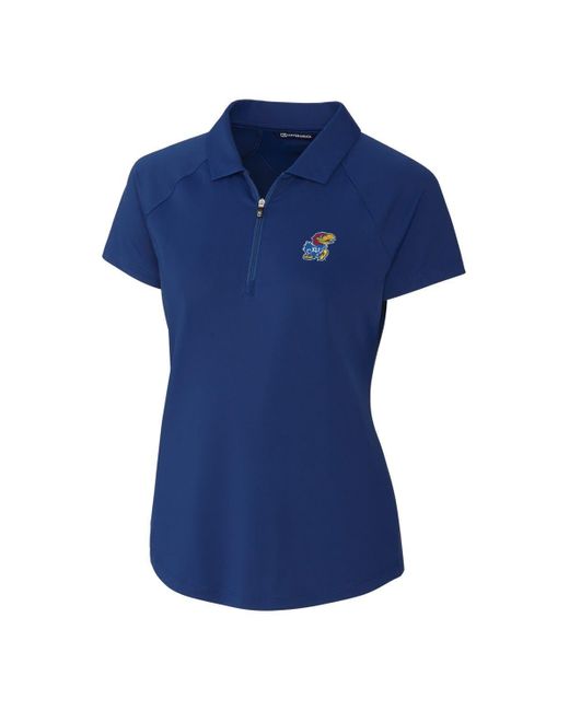 Cutter & Buck Blue Kansas Jayhawks Forge Polo At Nordstrom