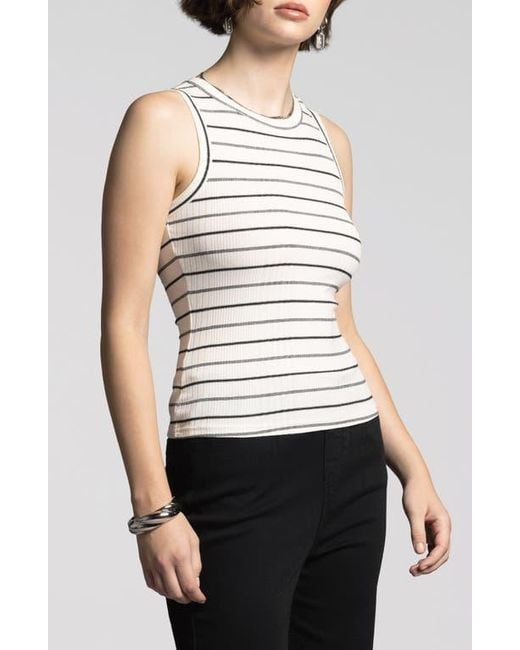 WEEKEND LOS ANGELES Multicolor Alessandra Stripe Rib Tank