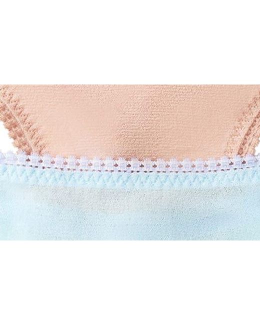 On Gossamer White 3-Pack Mesh Thongs