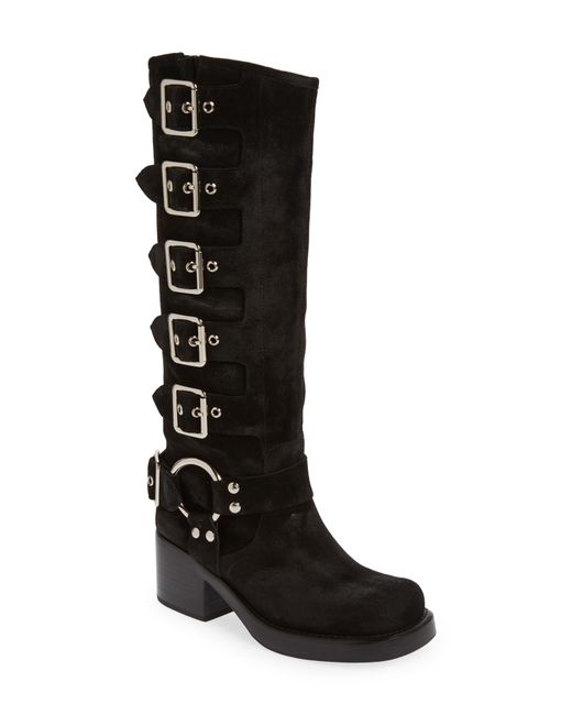 Jeffrey Campbell Black Trouble Buckle Boot