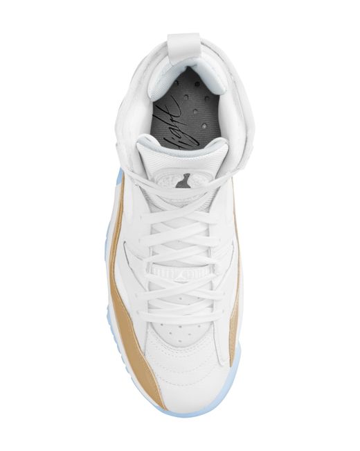 Nike White Jumpman Two Trey Basketball Sneaker