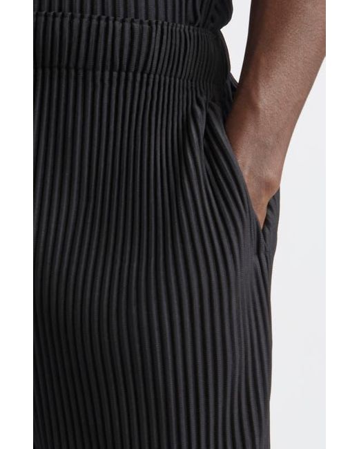 Homme Plissé Issey Miyake Black Monthly Colors October Pleated Pants for men