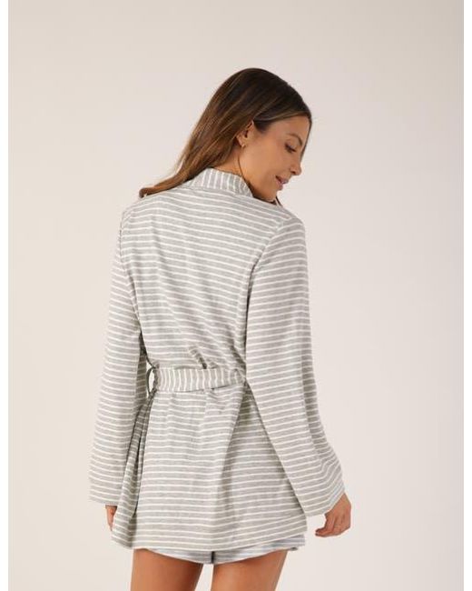 Softflex Brown Cloud Fleece Robe