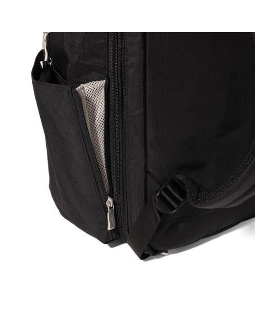 Baggallini Black Coastal Flip Lock Laptop Backpack