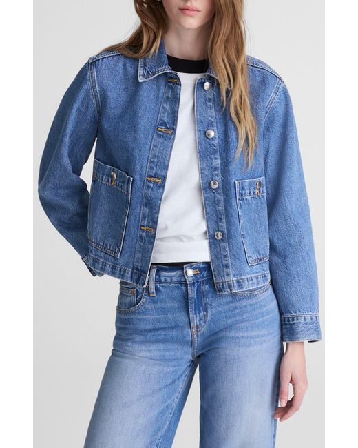 Madewell Blue Denim Chore Jacket