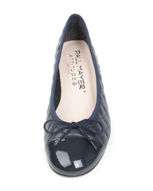 Paul Mayer Blue Titou Cap Toe Pump