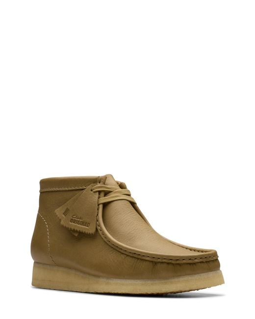 Clarks Green Wallabee Chukkah Boot for men