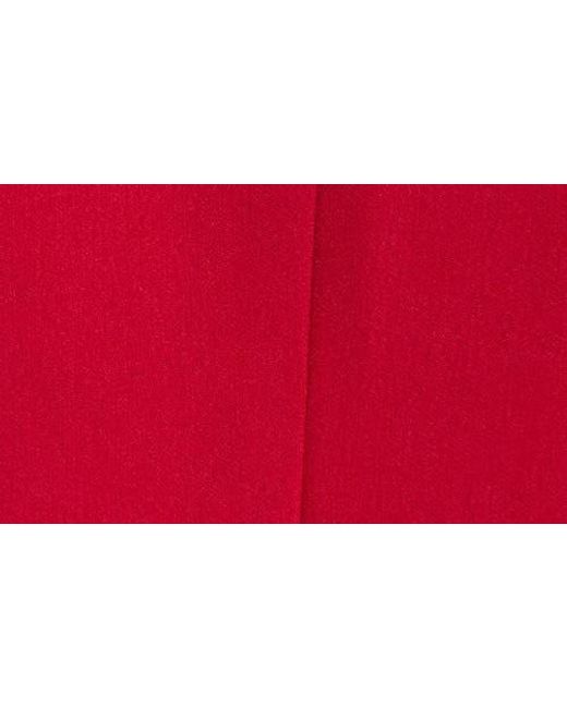 Kasper Red Peak Lapel One-Button Blazer