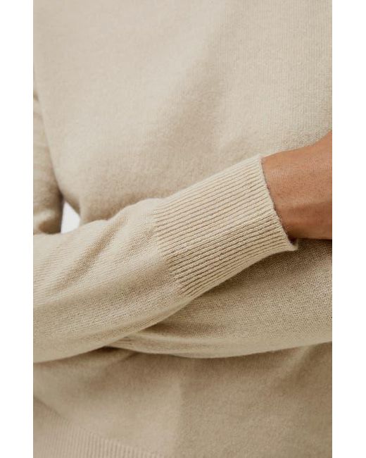 LILYSILK Natural Pure Cashmere Turtleneck Sweater