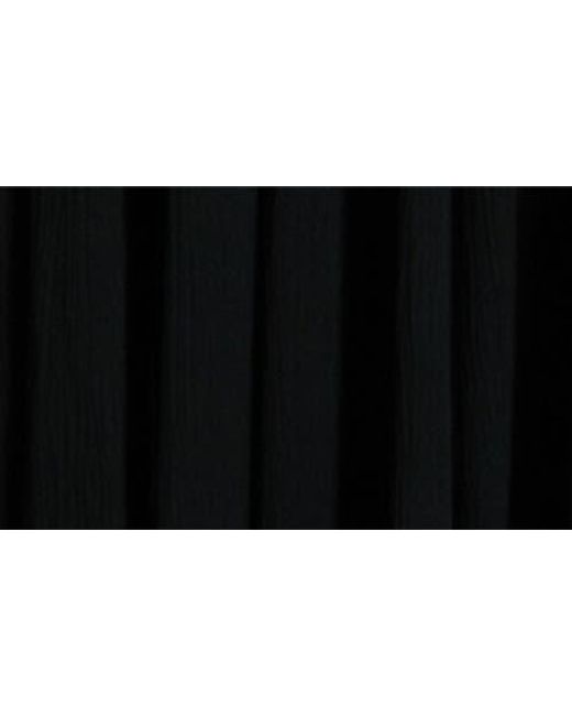 Elan Black Plunge Tie Belt Maxi Cover-Up Dress