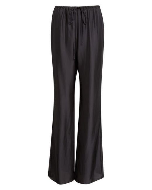 Toccin Blue Nela Drawstring Flared Pants