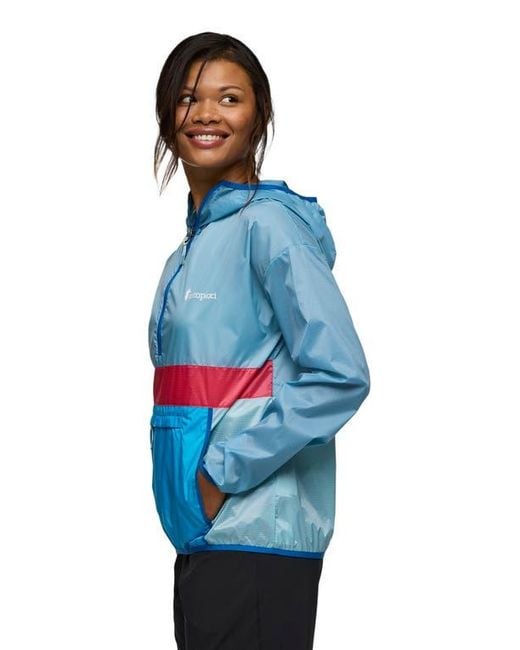 COTOPAXI Blue Teca Half-Zip Windbreaker
