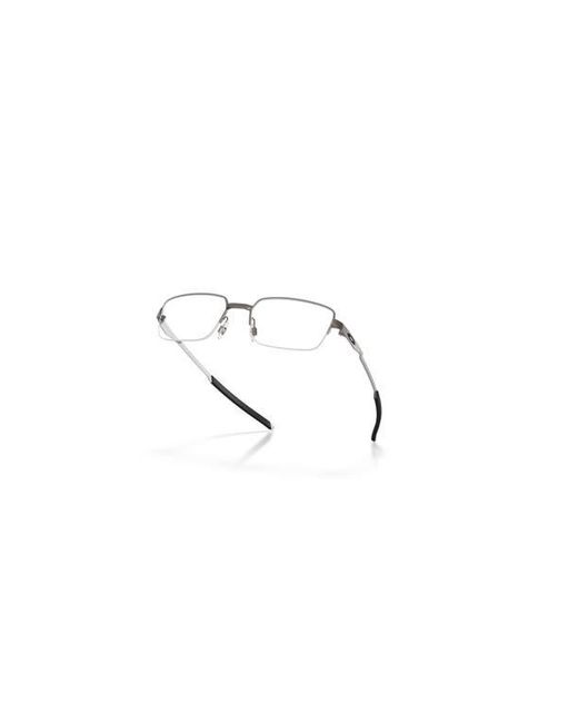 Oakley Metallic 55Mm Rectangle Optical Glasses