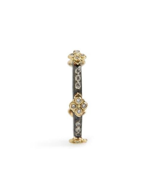 Armenta Metallic Old World Crivelli Diamond Stack Ring