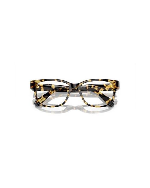 Swarovski Brown 54Mm Rectangle Optical Glasses