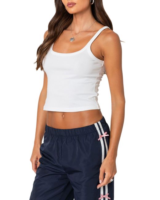 Edikted Blue Basic Babe Camisole