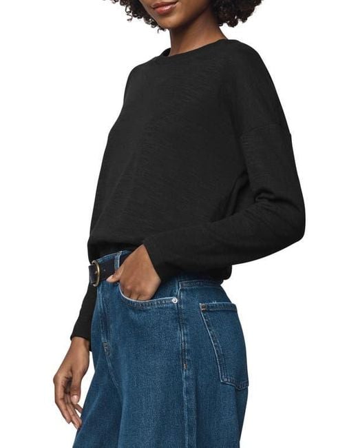 Splendid Black Callista Long Sleeve T-Shirt