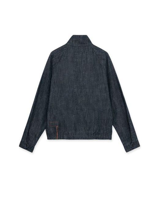 Fortela Blue Carol Rinse Denim Zip-Up Jacket for men