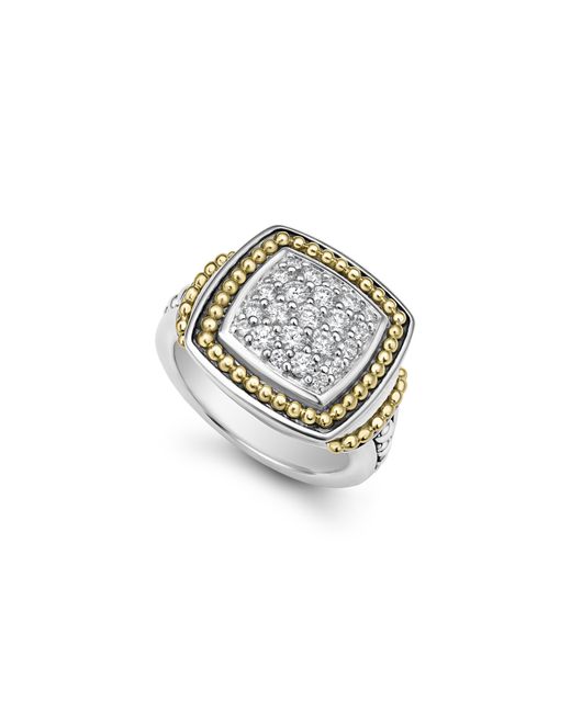 Lagos Metallic Rittenhouse Diamond Pavé Ring