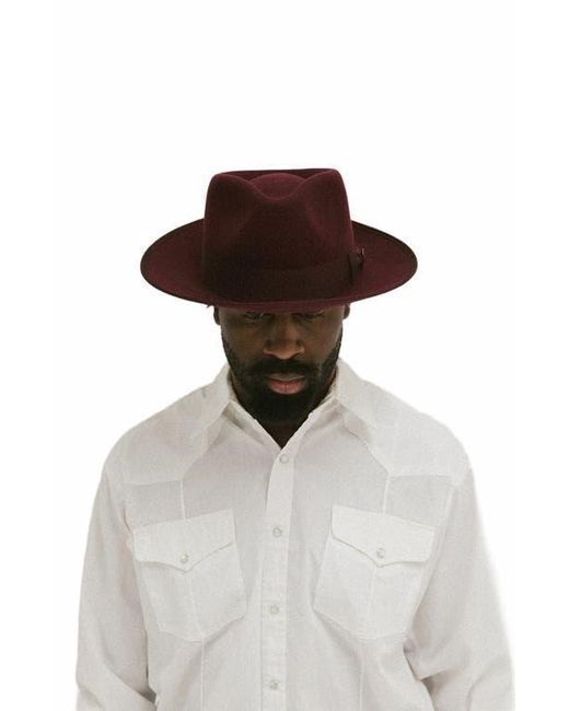 Two Roads Hat Co. Brown Waterloo Fedora for men