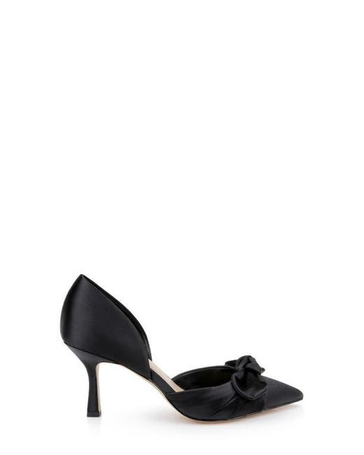 Badgley Mischka Black Emelia D'Orsay Pointed Toe Pump
