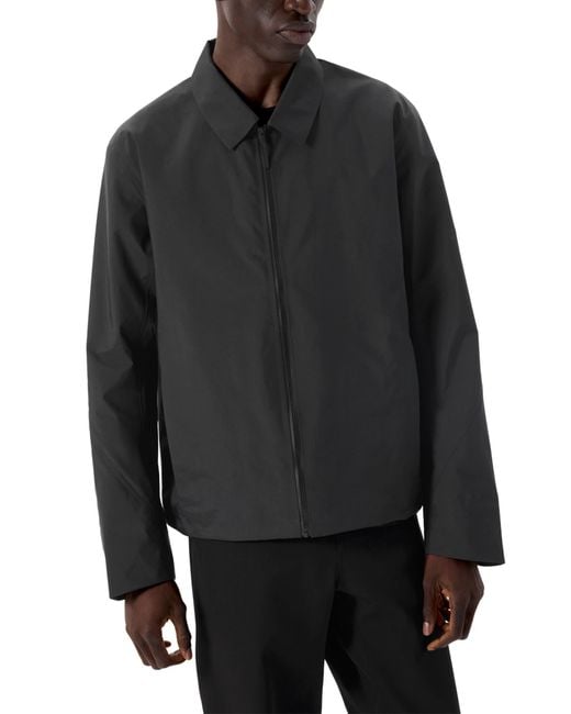 Veilance Black Centroid Waterproof Jacket for men