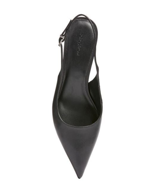Nordstrom Black Liza Slingback Pointed Toe Pump