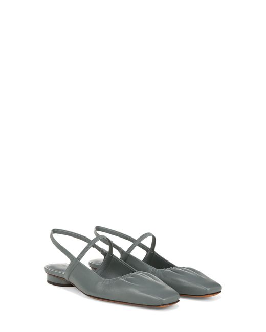 vince cadya square toe slingback flat
