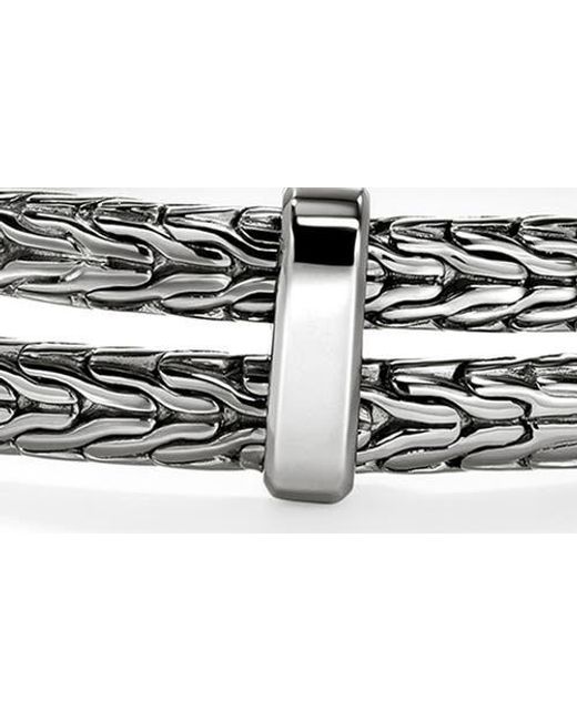 John Hardy Black Spear Pavé Flex Cuff for men