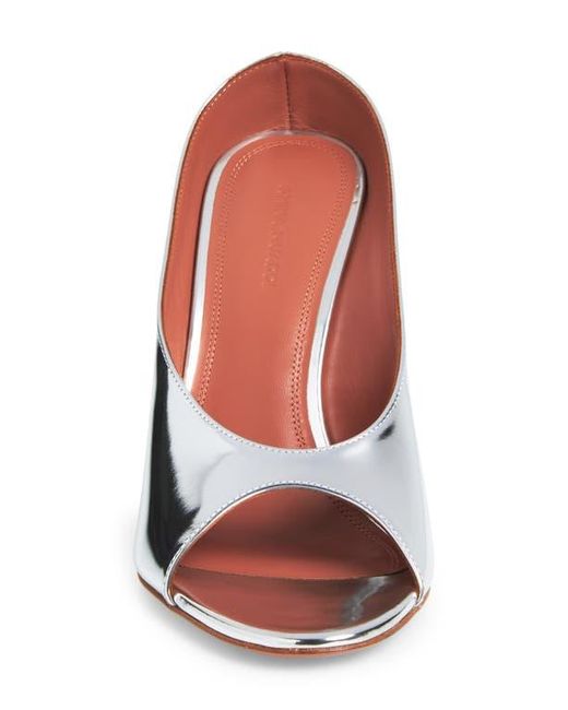 AMINA MUADDI White Anok Metallic Sandal