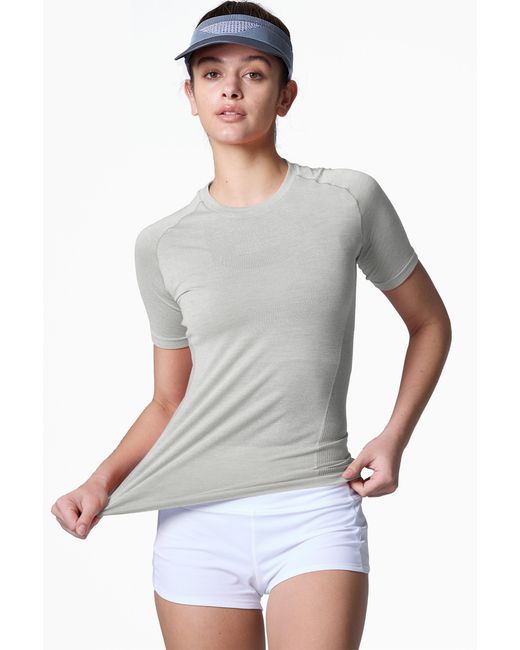 COZY ZERO White Performawool Aero Weight Tee