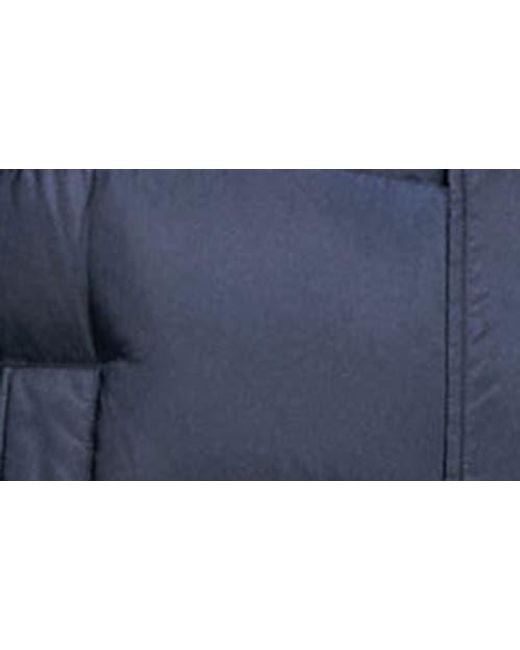 Theory Blue Marquez Puffer Jacket With Removable Hood for men