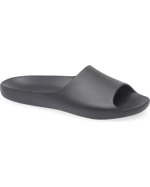 The Row Gray Ama Slide Sandal