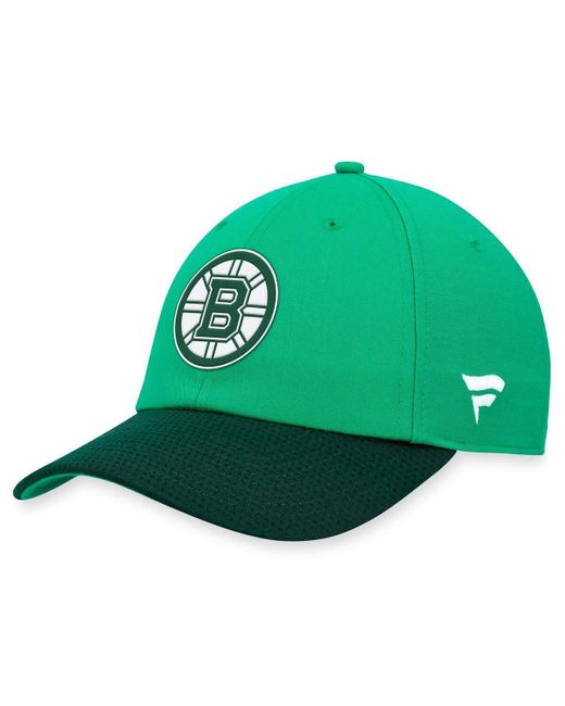 Majestic Green Fanatics Branded Boston Bruins St. Patrick's Day Adjustable Hat At Nordstrom for men