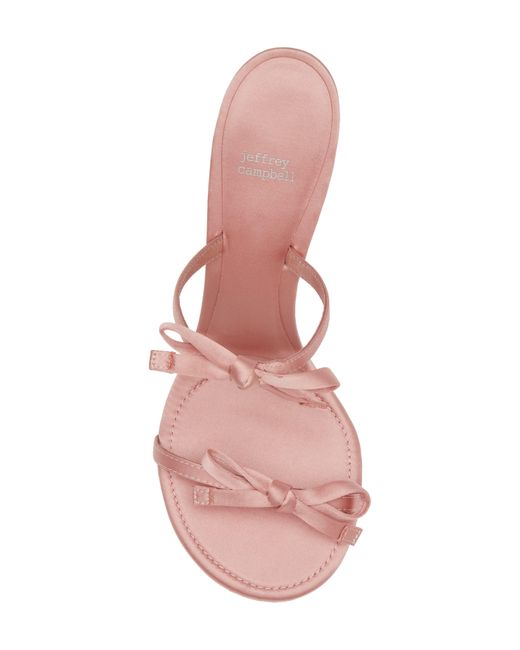 Jeffrey Campbell Pink Bow Bow Sandal