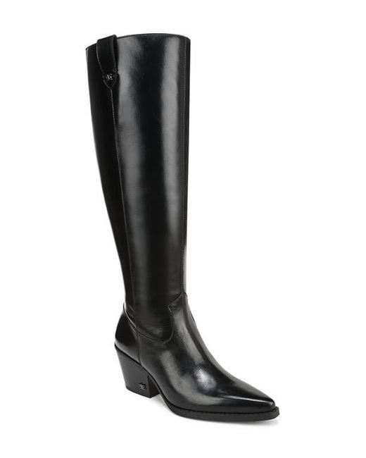 Sam Edelman Black Woods Knee High Boot