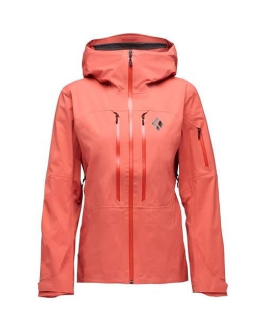 Black Diamond Red Recon Lt Shell Jacket