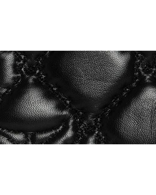 Zadig & Voltaire Black Rock Ii Diamond Quilted Monogram Leather Crossbody Bag