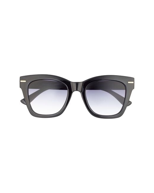 Aire Black Intergalactic 50Mm Square Sunglasses