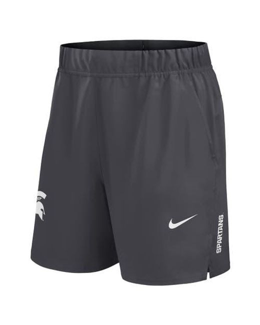 Nike Black Michigan State Spartans Primetime Woven Victory Performance Shorts for men