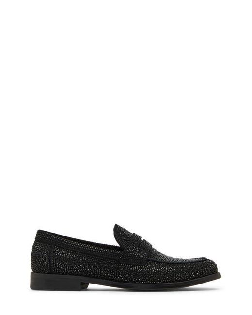 Steve Madden Black Natan Penny Loafer for men
