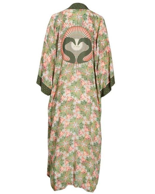 Henelle Metallic Duster Robe