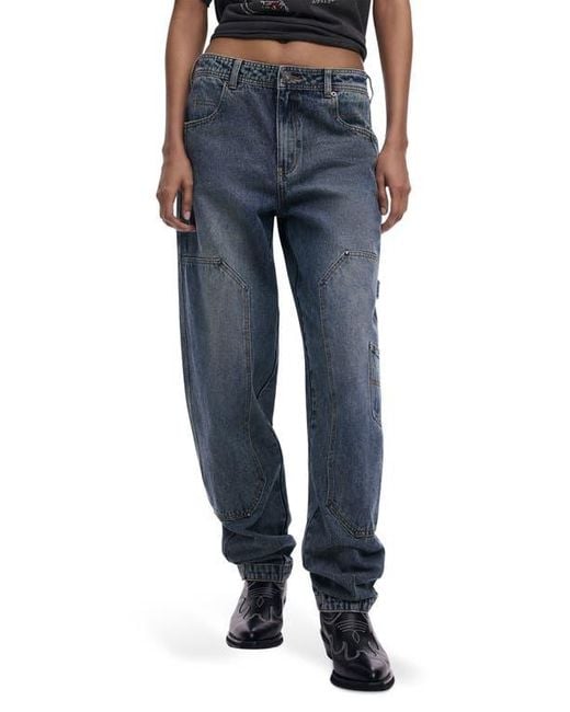 Desigual Blue Utility Jeans
