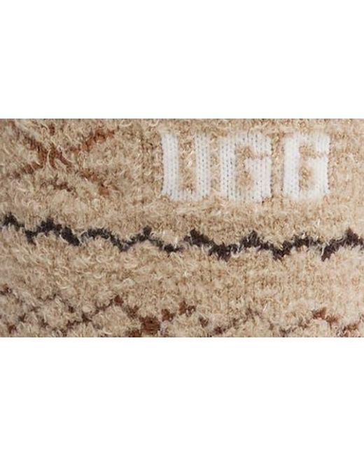 Ugg Natural Leslie Crew Socks