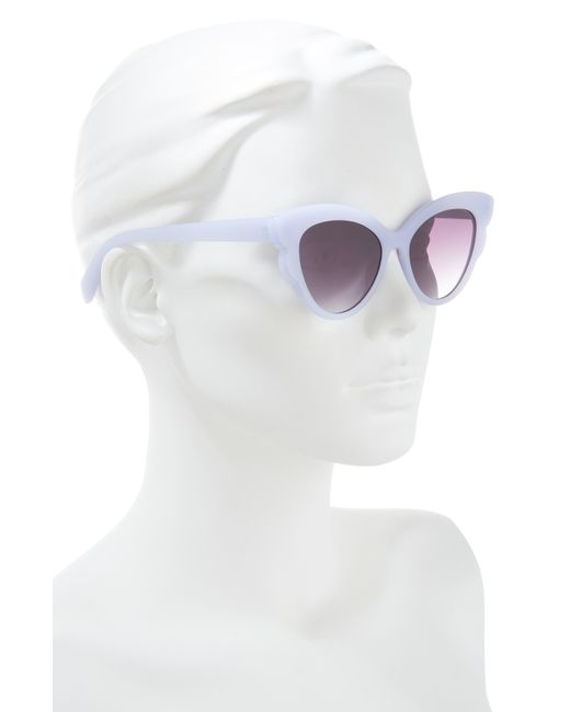 BP. Purple 54mm Butterfly Sunglasses