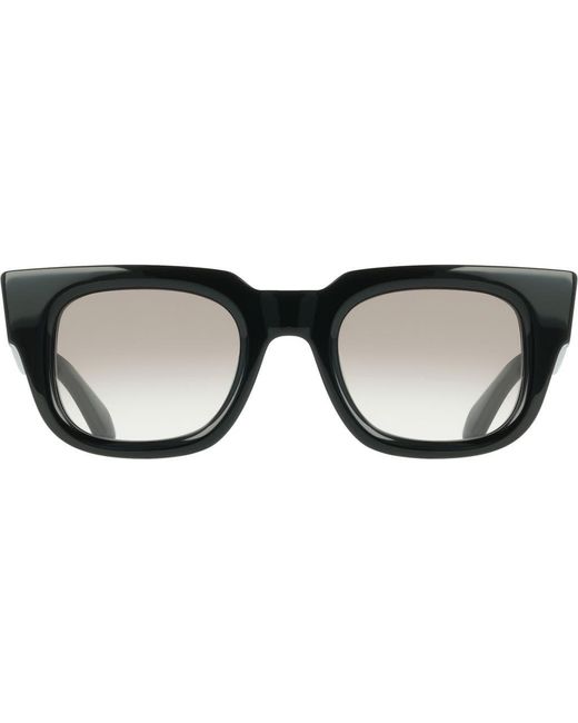 Ferragamo Black 49Mm Small Rectangle Sunglasses for men