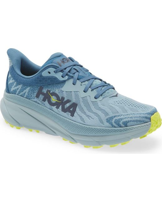 Hoka One One Blue Challenger 7 Running Shoe for men
